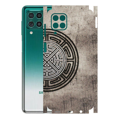 Samsung M/F/Note/Flip and C Phone Skins (All Models) - Mysterious Circular Design - 3D Embossed Finish (L-63) Samsung Galaxy M62