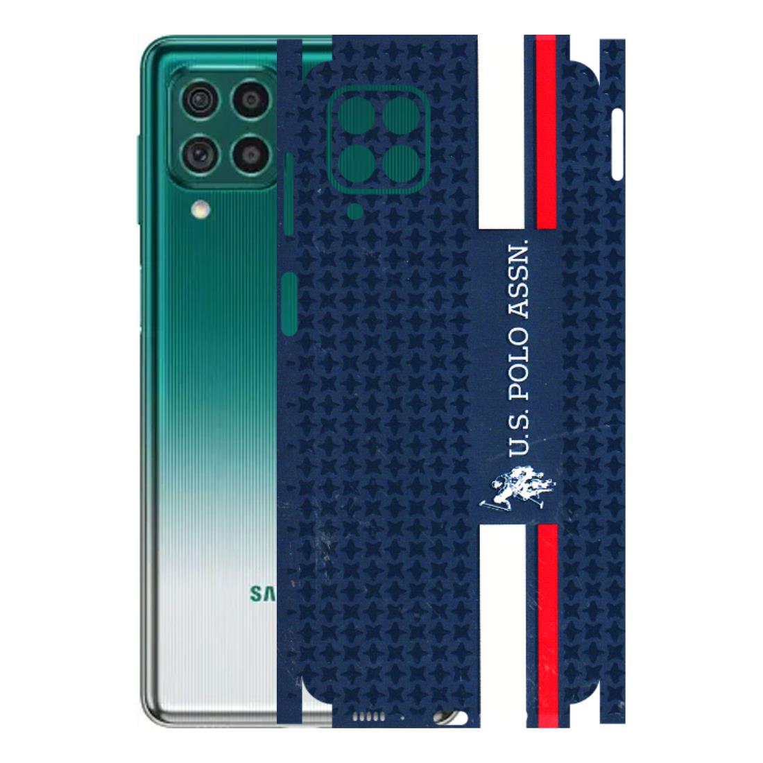 Samsung M/F/Note/Flip and C Phone Skins (All Models) - US POLO Designer Brand - 3D Embossed Finish (L-65) Samsung Galaxy M62