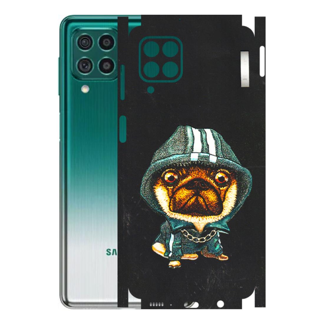 Samsung M/F/Note/Flip and C Phone Skins (All Models) - Puppy N Hoodie - 3D Embossed Finish (L-90) Samsung Galaxy M62