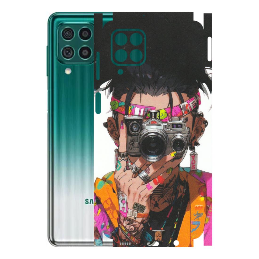 Samsung M/F/Note/Flip and C Phone Skins (All Models) - Camera Lover Girl - Matte Finish (M-09) Samsung Galaxy M62