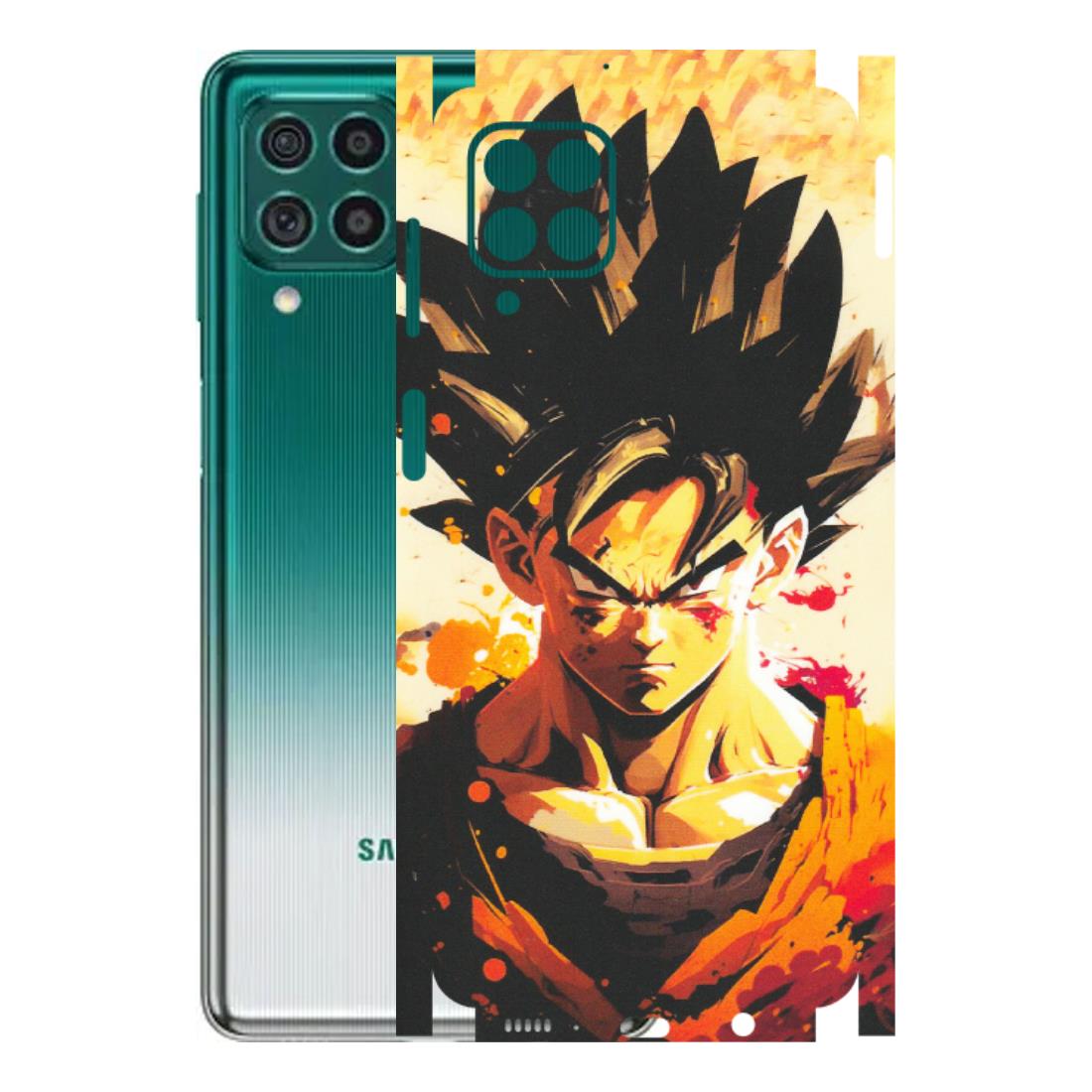 Samsung M/F/Note/Flip and C Phone Skins (All Models) - Angry Goku - Matte Finish (M-12) Samsung Galaxy M62