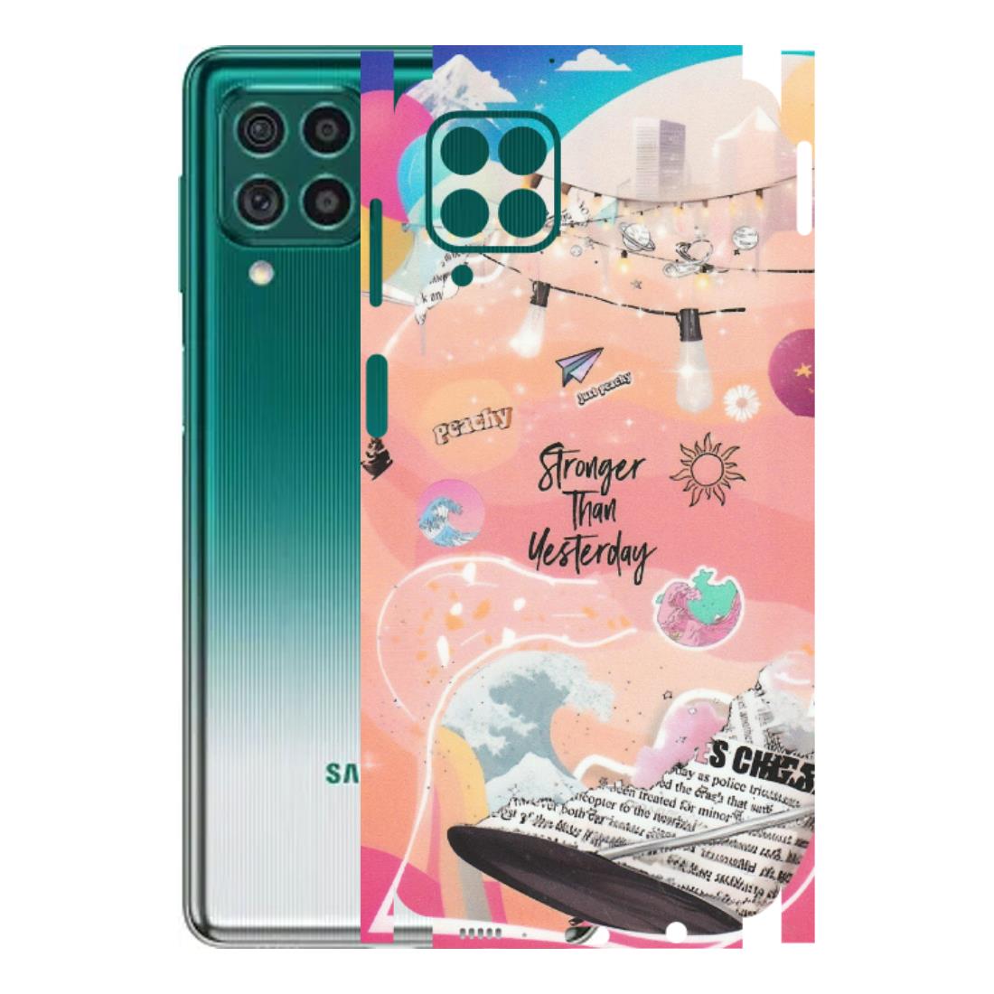 Samsung M/F/Note/Flip and C Phone Skins (All Models) - Stronger Then Yesterday - Matte Finish (M-128) Samsung Galaxy M62