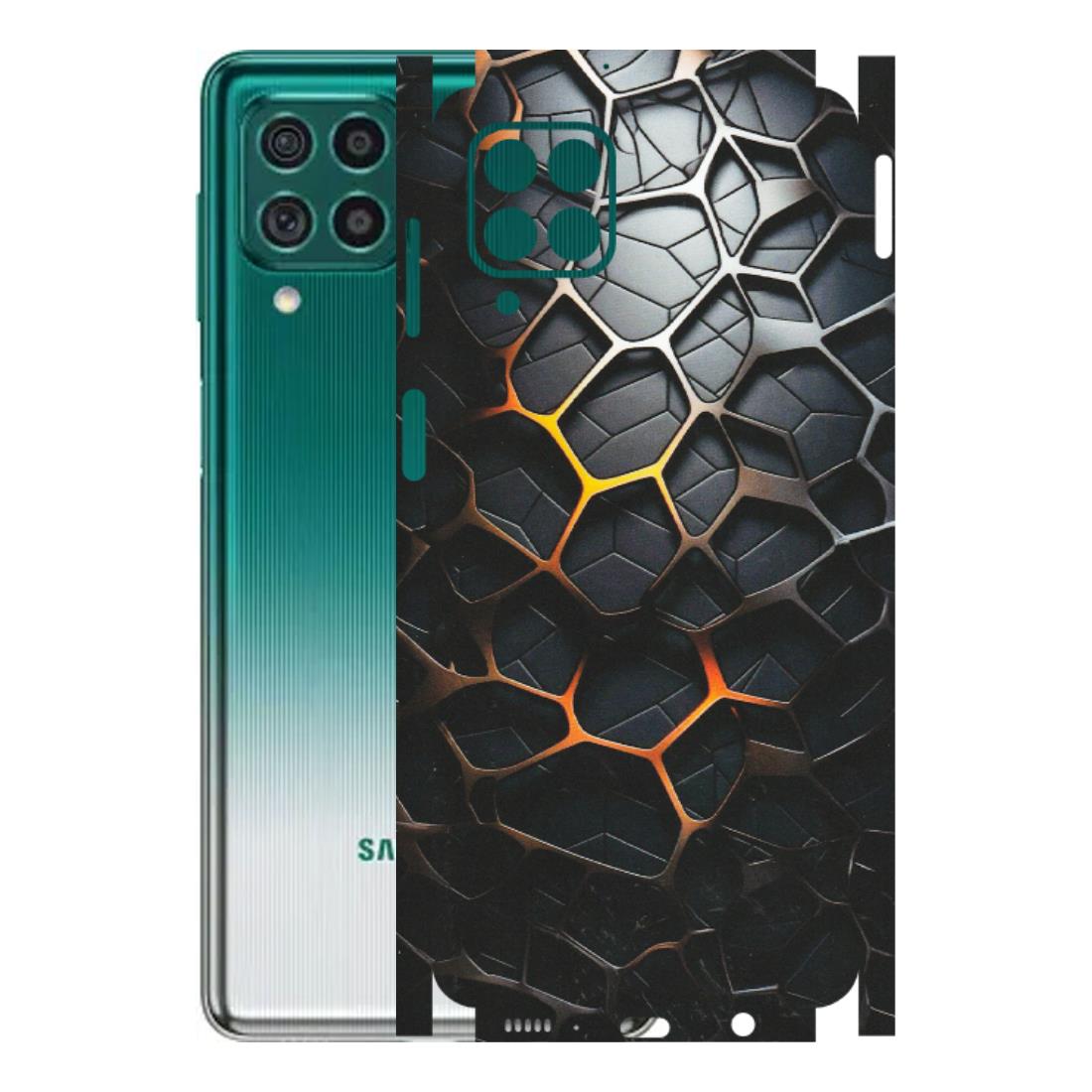 Samsung M/F/Note/Flip and C Phone Skins (All Models) - New Abstract Graphite Tiles - Matte Finish (M-130) Samsung Galaxy M62