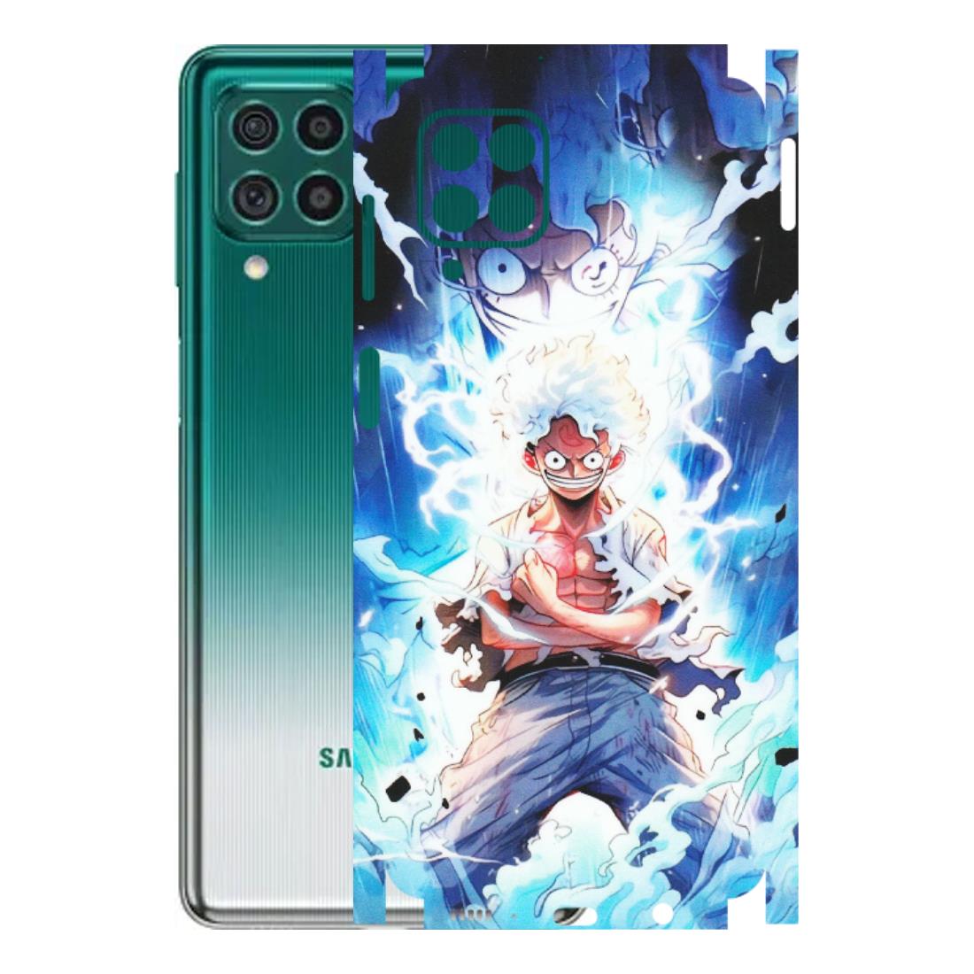 Samsung M/F/Note/Flip and C Phone Skins (All Models) - Blue Thunder Luffy Anime - Matte Finish (M-132) Samsung Galaxy M62