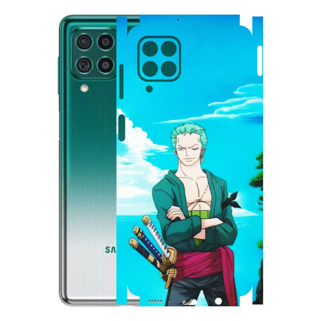 Samsung M/F/Note/Flip and C Phone Skins (All Models) - Cool Swordman Zoro Anime - Matte Finish (M-143) Samsung Galaxy M62