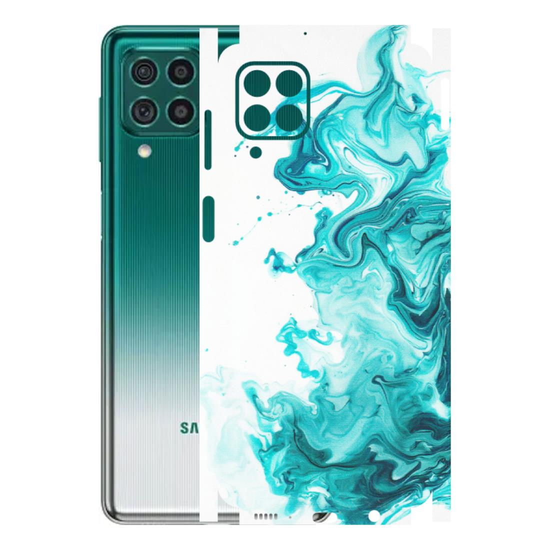 Samsung M/F/Note/Flip and C Phone Skins (All Models) - Sky Blue Abstract Colour - Matte Finish (M-146) Samsung Galaxy M62