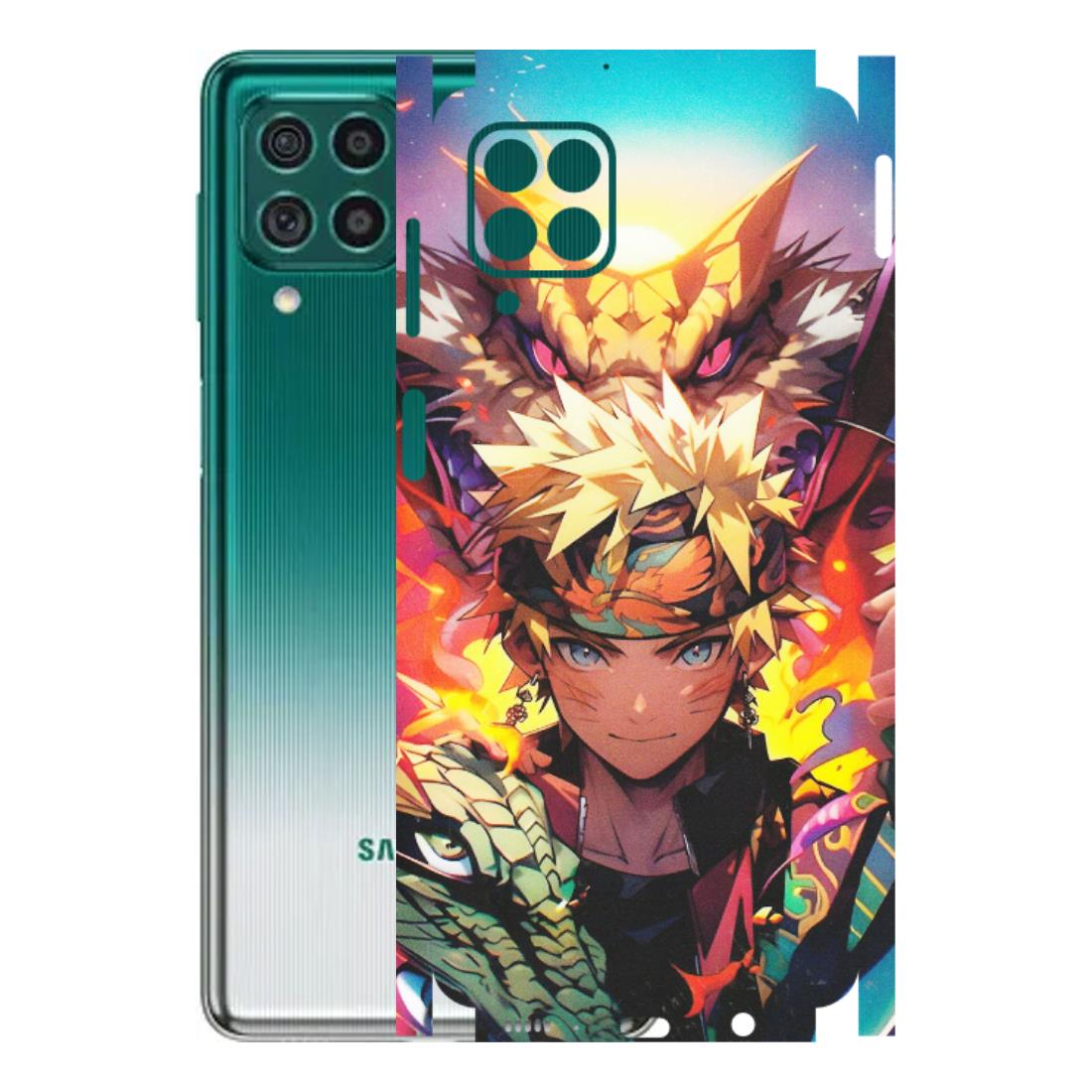 Samsung M/F/Note/Flip and C Phone Skins (All Models) - Angry Naruto Anime - Matte Finish (M-148) Samsung Galaxy M62