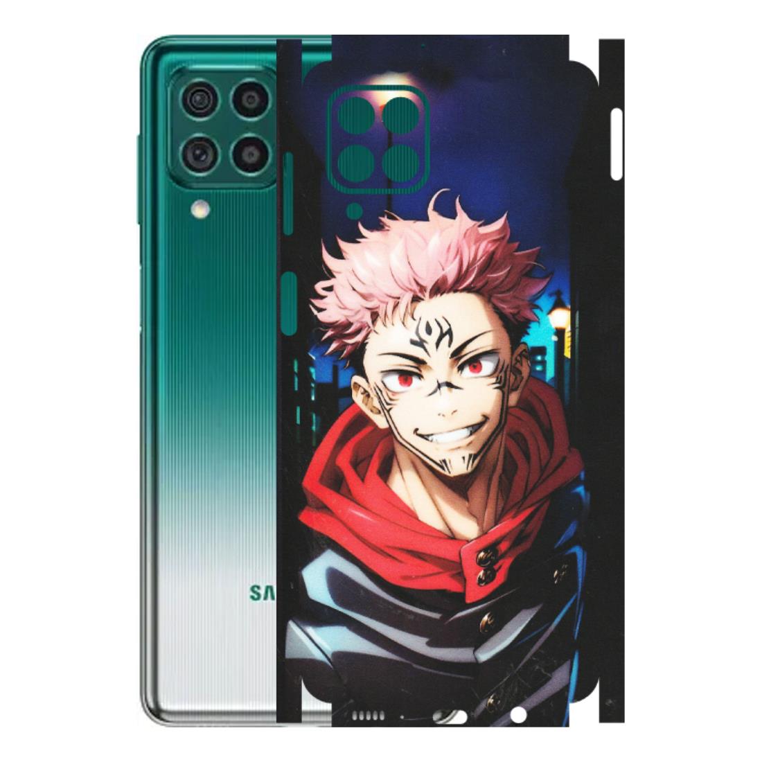 Samsung M/F/Note/Flip and C Phone Skins (All Models) - Yuji Itadori Funny Face Anime - Matte Finish (M-152) Samsung Galaxy M62