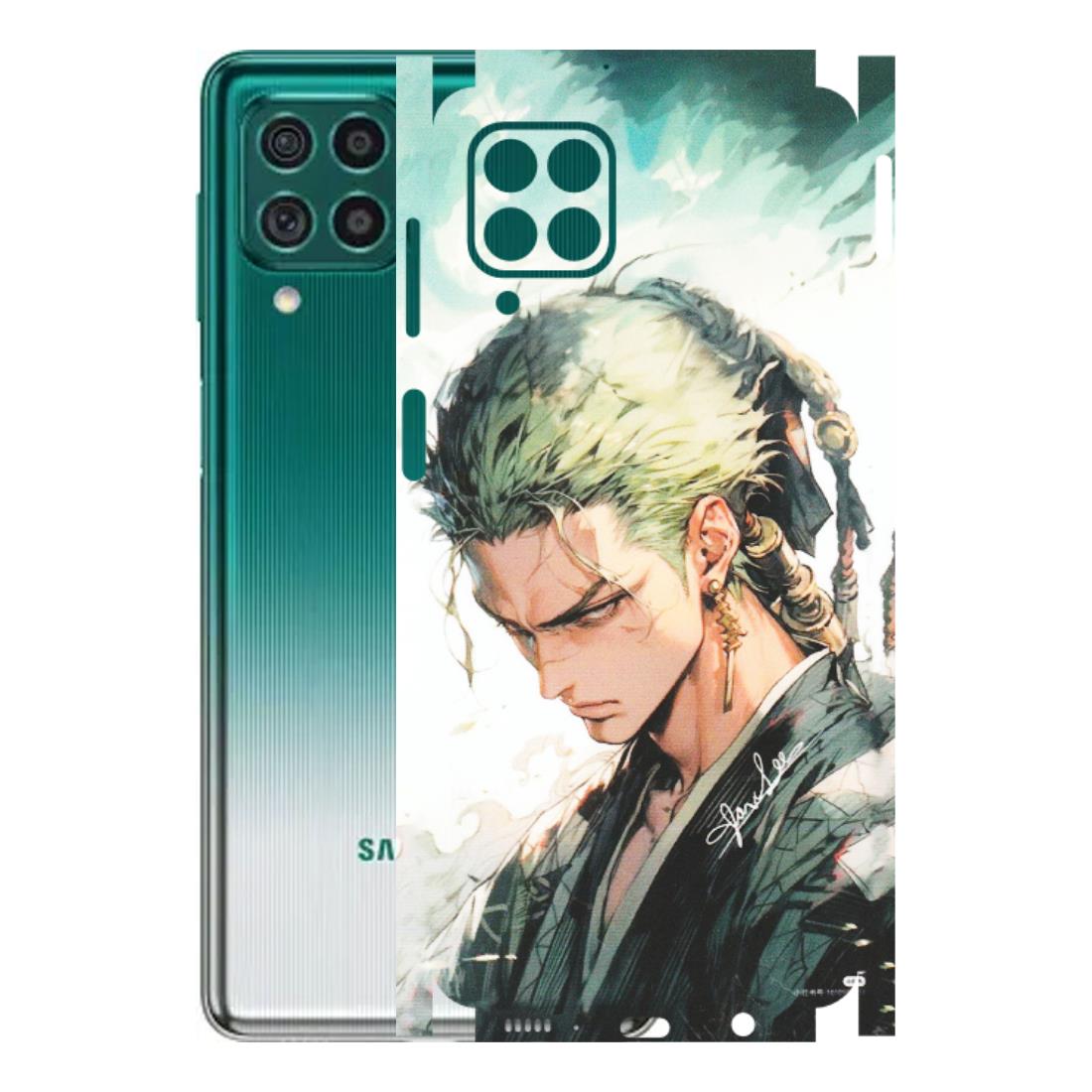 Samsung M/F/Note/Flip and C Phone Skins (All Models) - Pirate Hunter One Piece Anime - Matte Finish (M-157) Samsung Galaxy M62