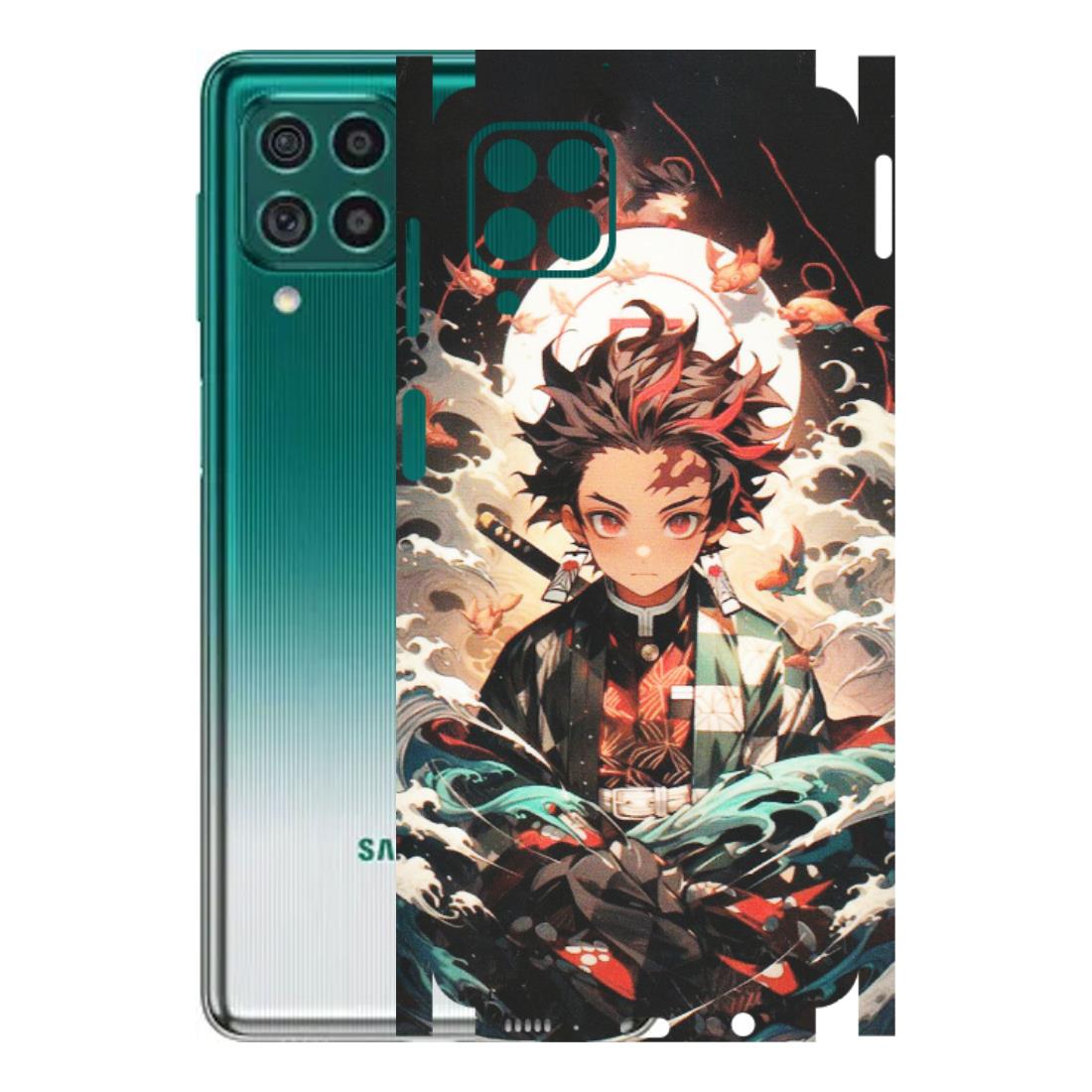 Samsung M/F/Note/Flip and C Phone Skins (All Models) - Tanjiro Demon Slayer Anime - Matte Finish (M-158) Samsung Galaxy M62