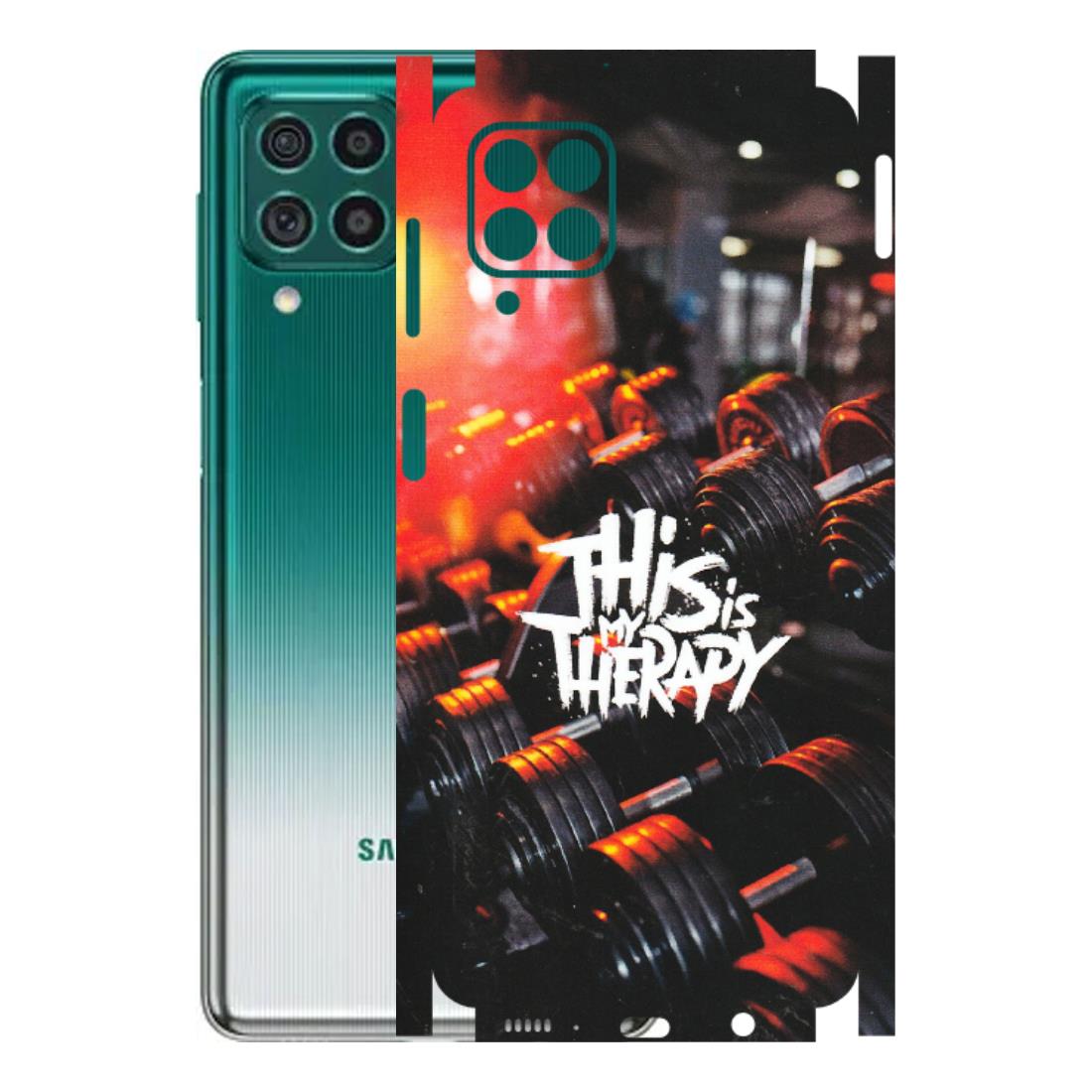 Samsung M/F/Note/Flip and C Phone Skins (All Models) - GYM Lover Therapy - Matte Finish (M-160) Samsung Galaxy M62