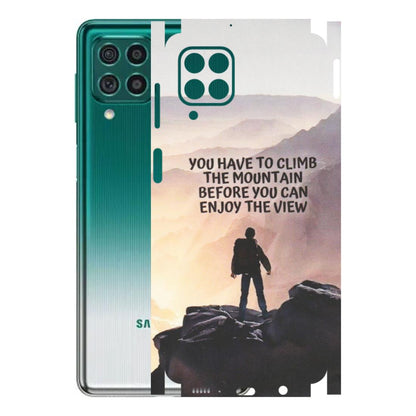 Samsung M/F/Note/Flip and C Phone Skins (All Models) - Motivational Hiking Mountain - Matte Finish (M-28) Samsung Galaxy M62