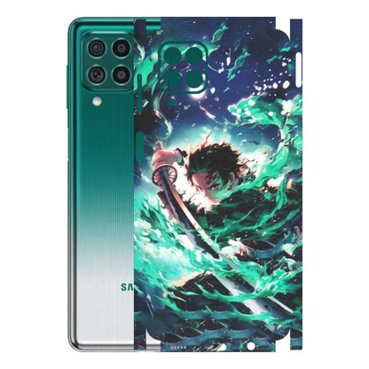 Samsung M/F/Note/Flip and C Phone Skins (All Models) - Sword Fighter Anime - Matte Finish (M-29) Samsung Galaxy M62