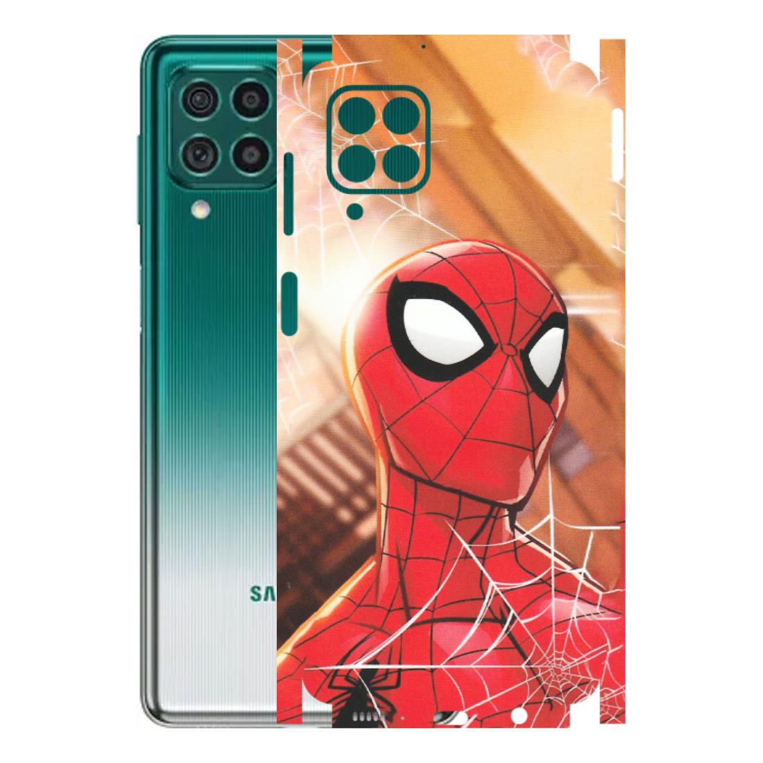 Samsung M/F/Note/Flip and C Phone Skins (All Models) - Spiderman Face New - Matte Finish (M-41) Samsung Galaxy M62