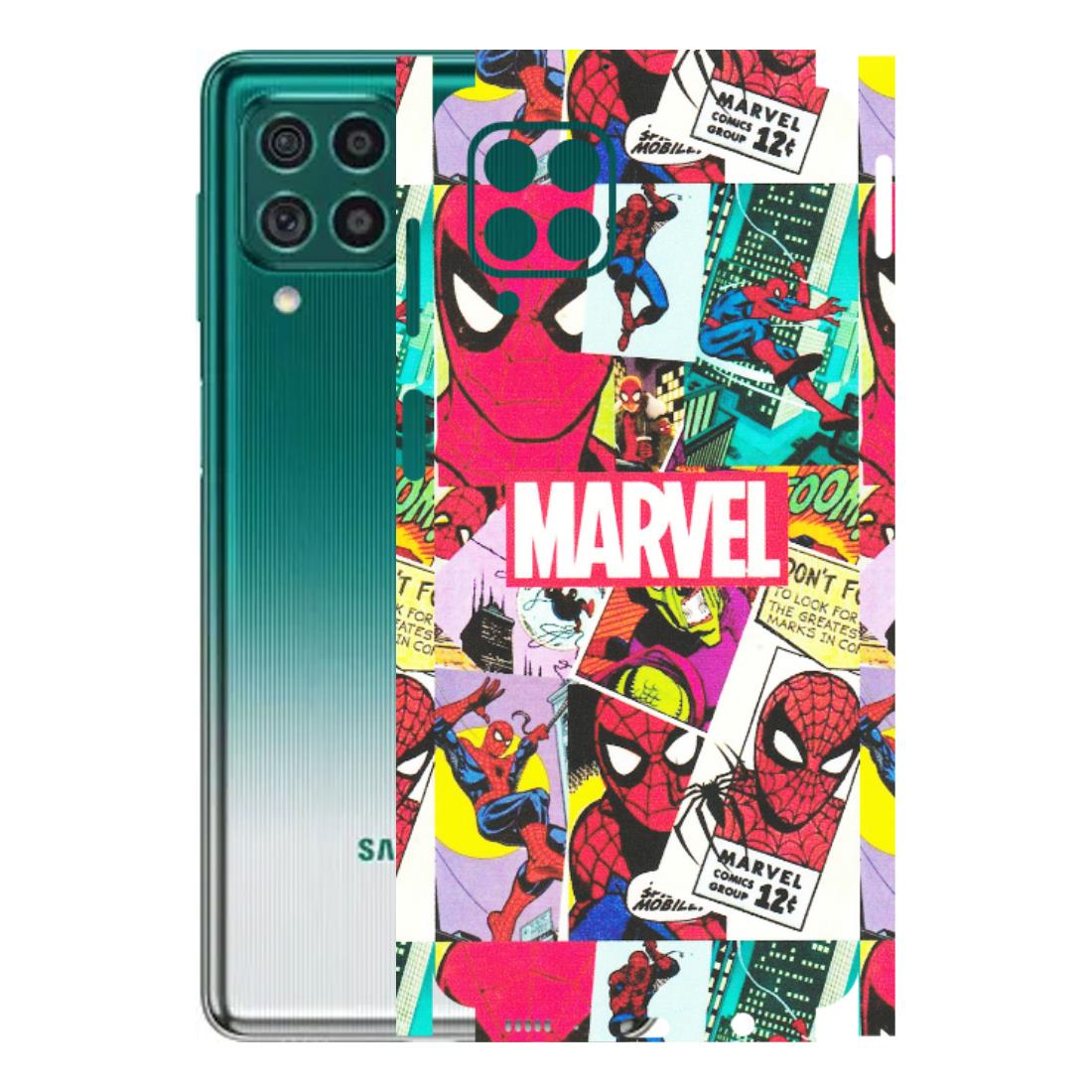 Samsung M/F/Note/Flip and C Phone Skins (All Models) - Marvel Comic Spiderman Grafitti - Matte Finish (M-72) Samsung Galaxy M62