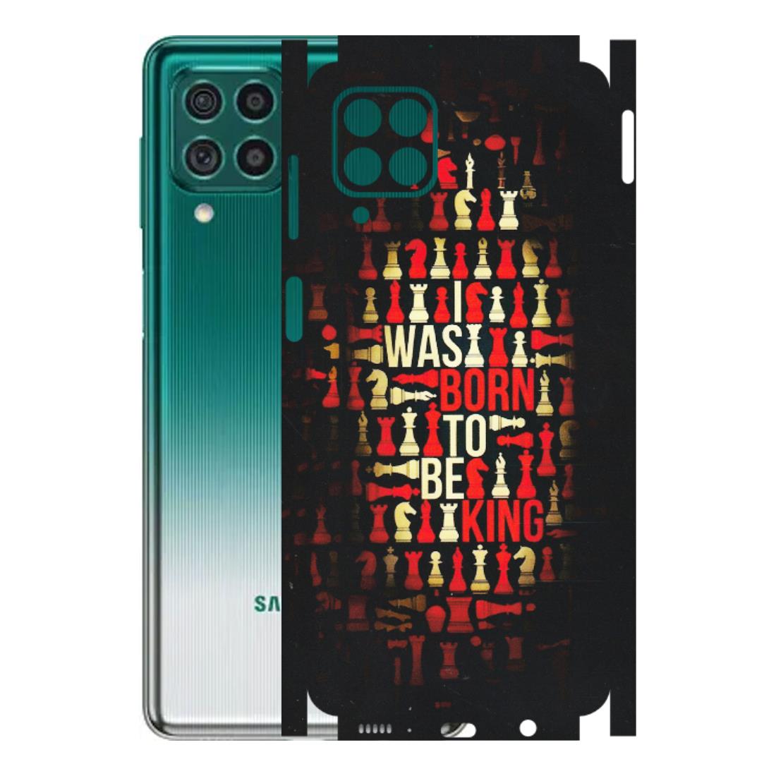 Samsung M/F/Note/Flip and C Phone Skins (All Models) - Born To Be King - Matte Finish (M-73) Samsung Galaxy M62