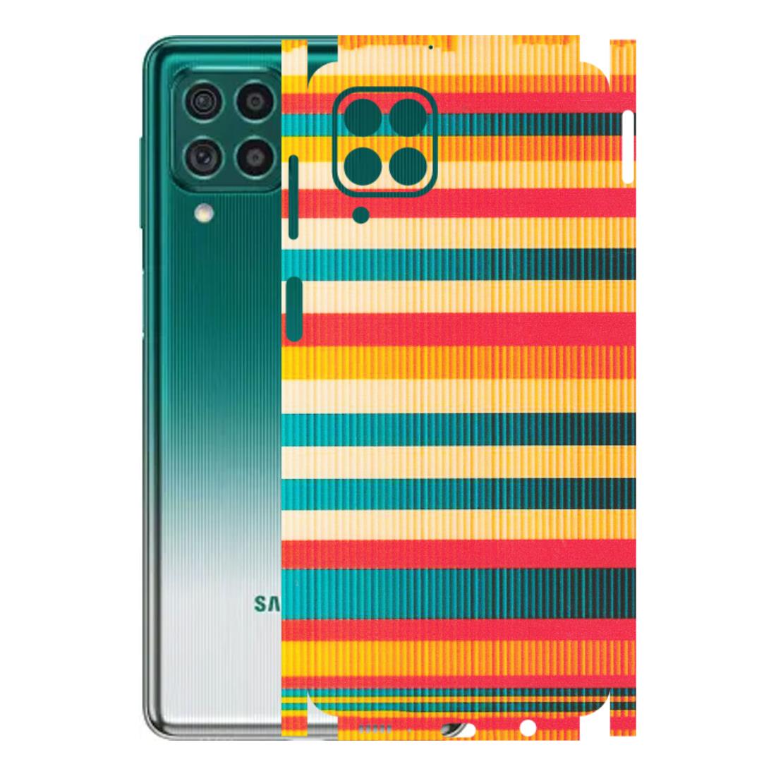 Samsung M/F/Note/Flip and C Phone Skins (All Models) - Colourful Stripes Soothing Effect - Matte Finish (M-86) Samsung Galaxy M62