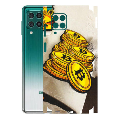 Samsung M/F/Note/Flip and C Phone Skins (All Models) - Billionaire Bitcoin Collection - Matte Finish (M-92) Samsung Galaxy M62
