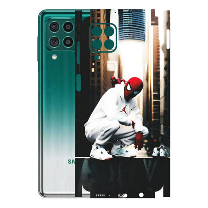 Samsung M/F/Note/Flip and C Phone Skins (All Models) - Sportsman Spider Man - Matte Finish (M-94) Samsung Galaxy M62