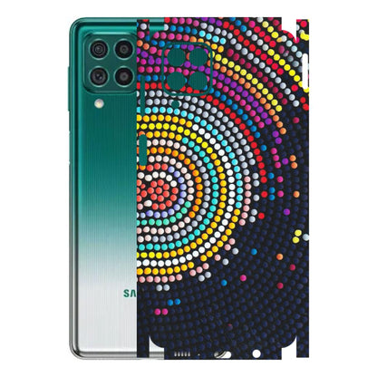 Samsung M/F/Note/Flip and C Phone Skins (All Models) - Rainbow Dot Mandala - Matte Finish (M-97) Samsung Galaxy M62