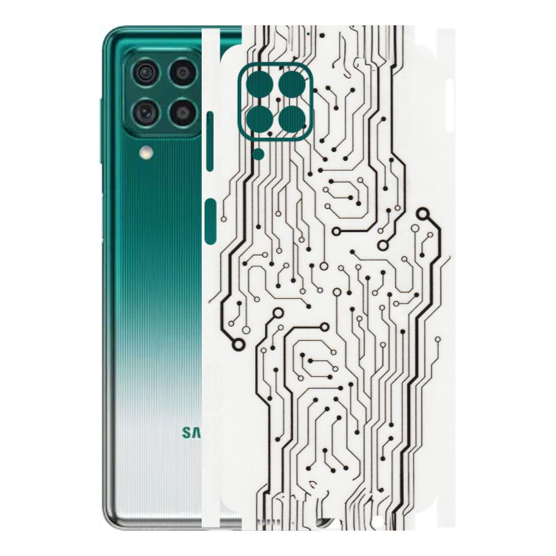 Samsung M/F/Note/Flip and C Phone Skins (All Models) - Tech Circuits - Transparent Finish (T-03) Samsung Galaxy M62