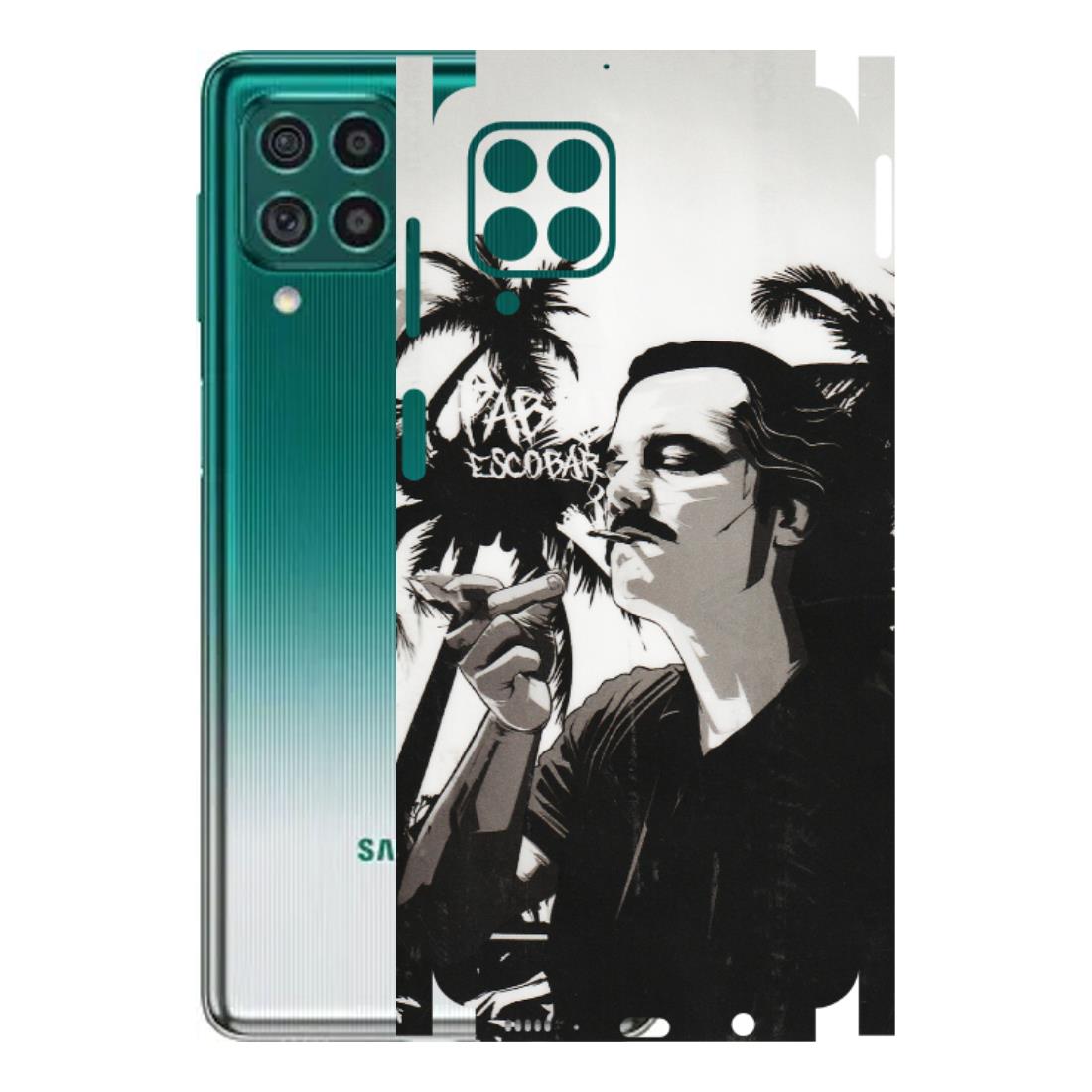 Samsung M/F/Note/Flip and C Phone Skins (All Models) - Pab Escobar - Transparent Finish (T-05) Samsung Galaxy M62