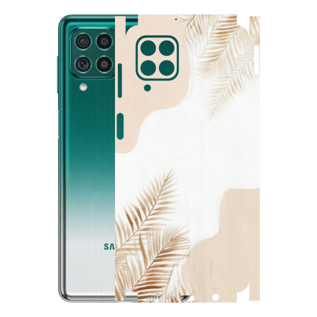 Samsung M/F/Note/Flip and C Phone Skins (All Models) - Gold Petals Abstract - Transparent Finish (T-08) Samsung Galaxy M62