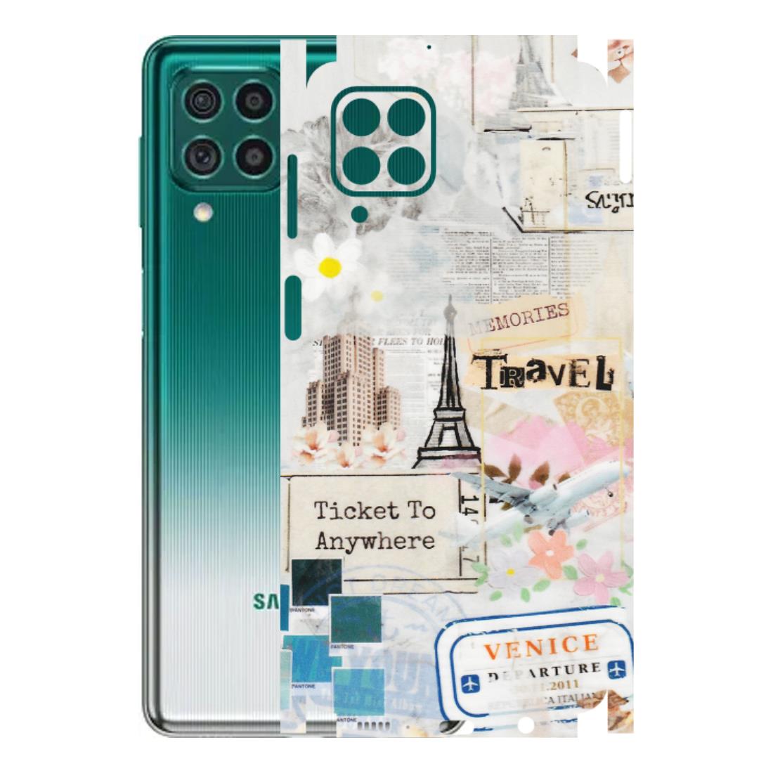 Samsung M/F/Note/Flip and C Phone Skins (All Models) - Travel Memories - Transparent Finish (T-09) Samsung Galaxy M62