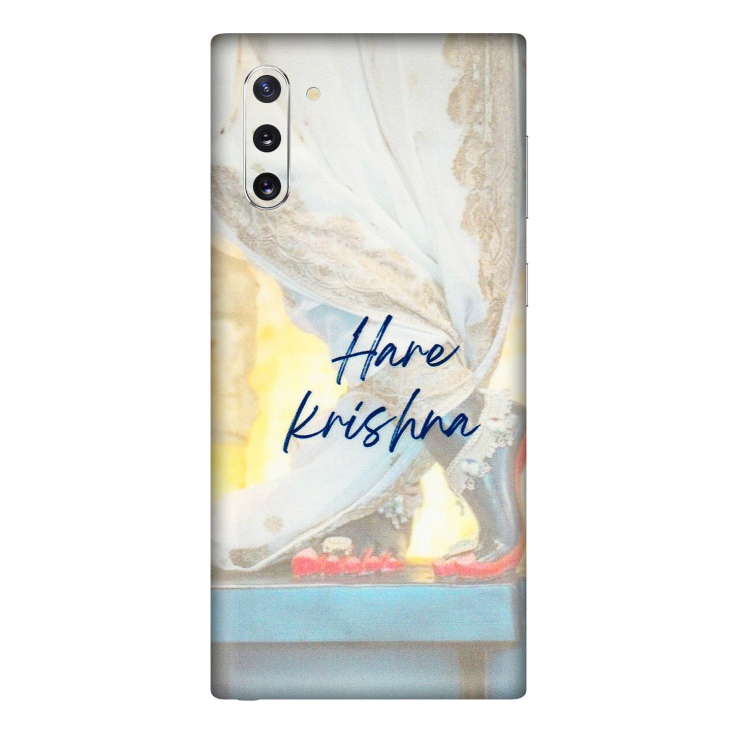 Samsung M/F/Note/Flip and C Phone Skins (All Models) - Hare Krishna - 3D Embossed Finish (L-03) Samsung Galaxy Note 10