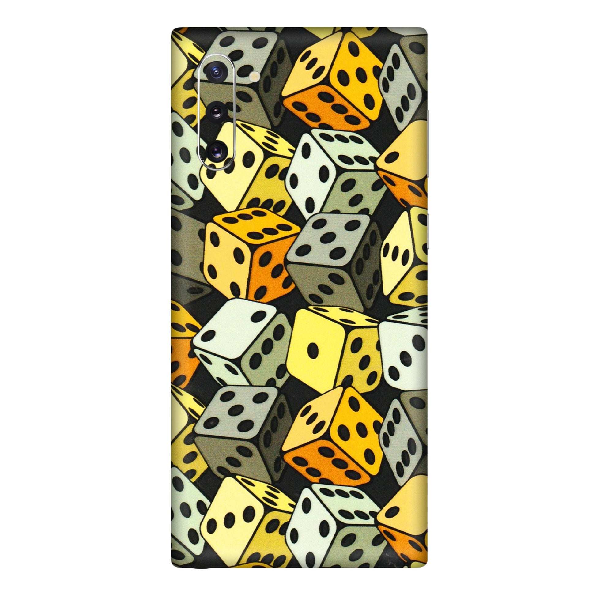 Samsung M/F/Note/Flip and C Phone Skins (All Models) - Dices Of Life - 3D Embossed Finish (L-04) Samsung Galaxy Note 10