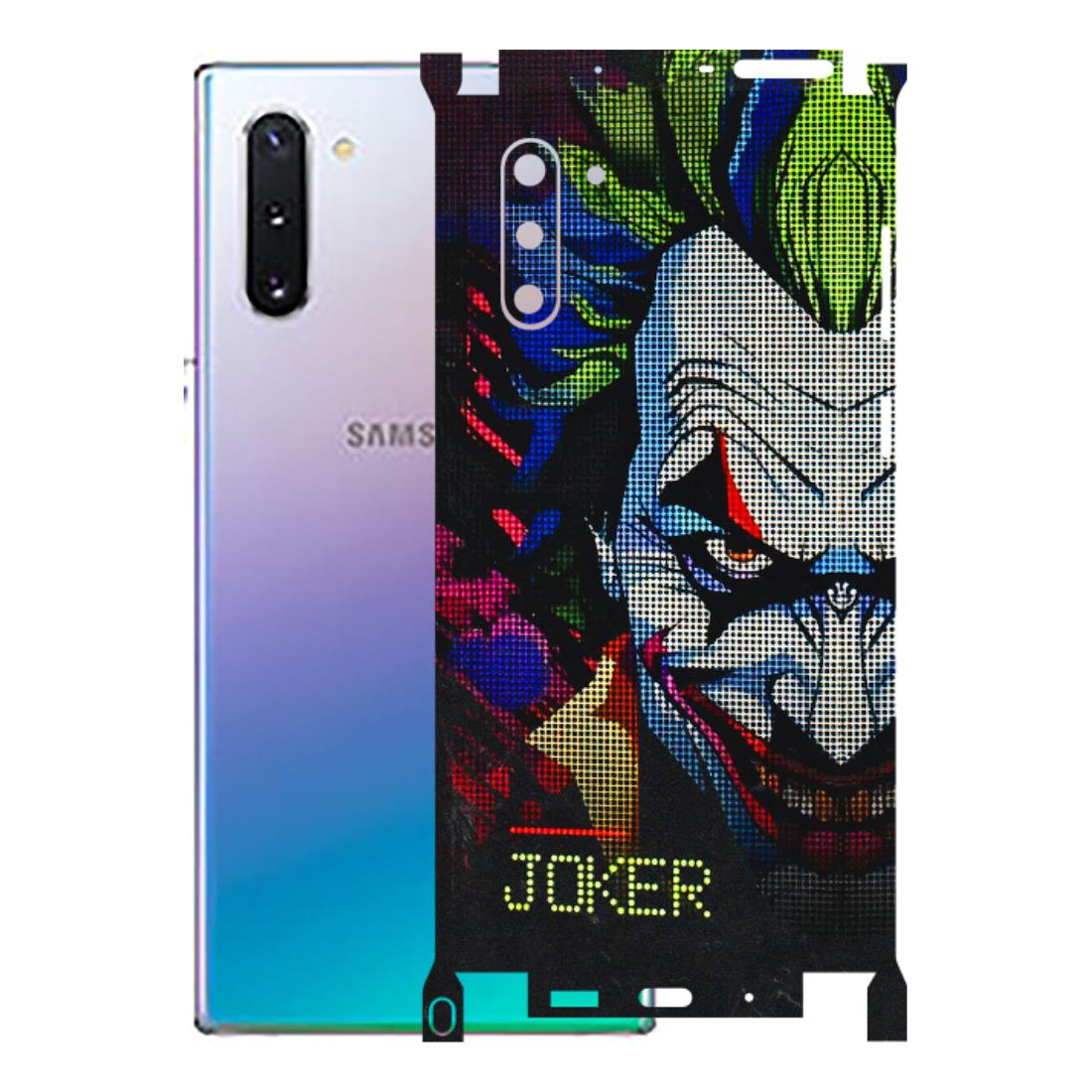 Samsung M/F/Note/Flip and C Phone Skins (All Models) - Joker Dot Matrix - 3D Embossed Finish (L-08) Samsung Galaxy Note 10
