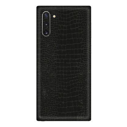Samsung M/F/Note/Flip and C Phone Skins (All Models) - Snake Leather Black - 3D Embossed Finish (L-107) Samsung Galaxy Note 10