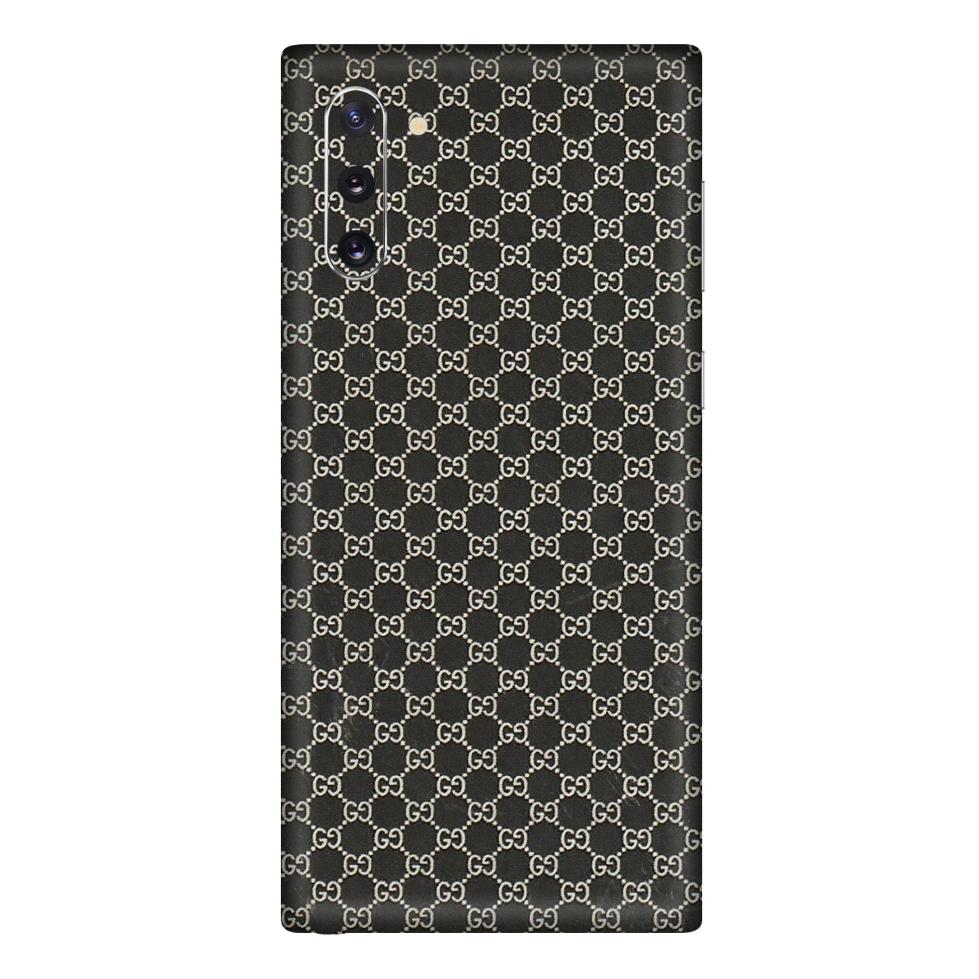 Samsung M/F/Note/Flip and C Phone Skins (All Models) - Black G Print - 3D Embossed Finish (L-109) Samsung Galaxy Note 10