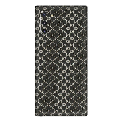 Samsung M/F/Note/Flip and C Phone Skins (All Models) - Black G Print - 3D Embossed Finish (L-109) Samsung Galaxy Note 10