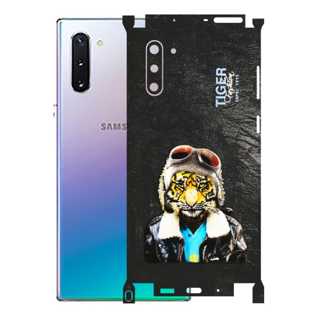 Samsung M/F/Note/Flip and C Phone Skins (All Models) - Rider Tiger - 3D Embossed Finish (L-113) Samsung Galaxy Note 10