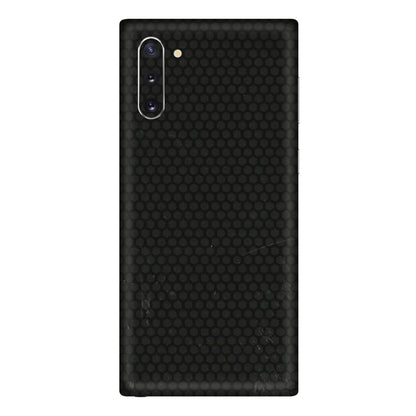 Samsung M/F/Note/Flip and C Phone Skins (All Models) - Black honeycomb - 3D Embossed Finish (L-114) Samsung Galaxy Note 10