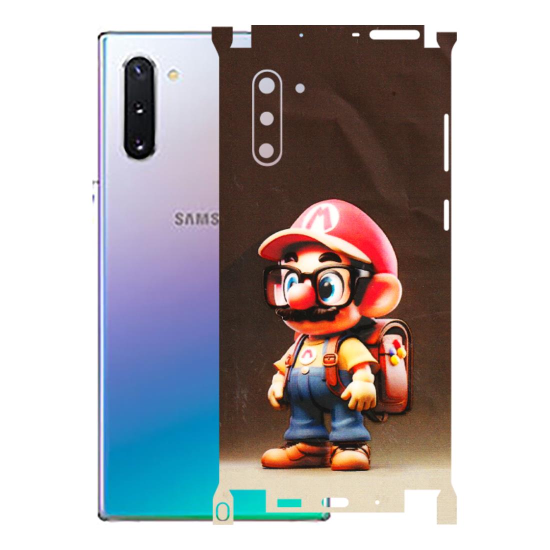 Samsung M/F/Note/Flip and C Phone Skins (All Models) - Little Mario - 3D Embossed Finish (L-119) Samsung Galaxy Note 10