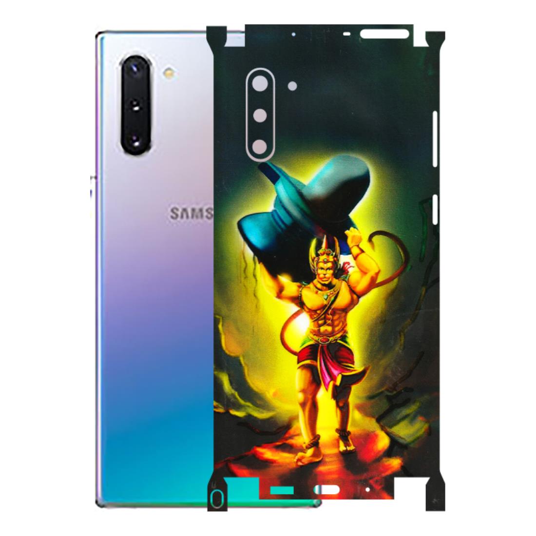 Samsung M/F/Note/Flip and C Phone Skins (All Models) - Hanuman Ji - 3D Embossed Finish (L-128) Samsung Galaxy Note 10
