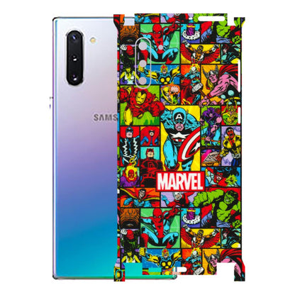 Samsung M/F/Note/Flip and C Phone Skins (All Models) - MARVELOUS Comic Characters - 3D Embossed Finish (L-129) Samsung Galaxy Note 10
