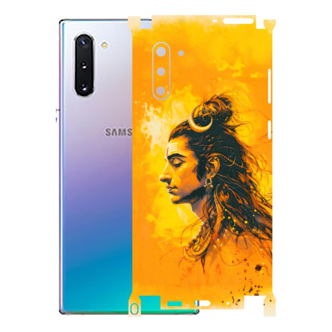Samsung M/F/Note/Flip and C Phone Skins (All Models) - Shiv Shakti - 3D Embossed Finish (L-14) Samsung Galaxy Note 10