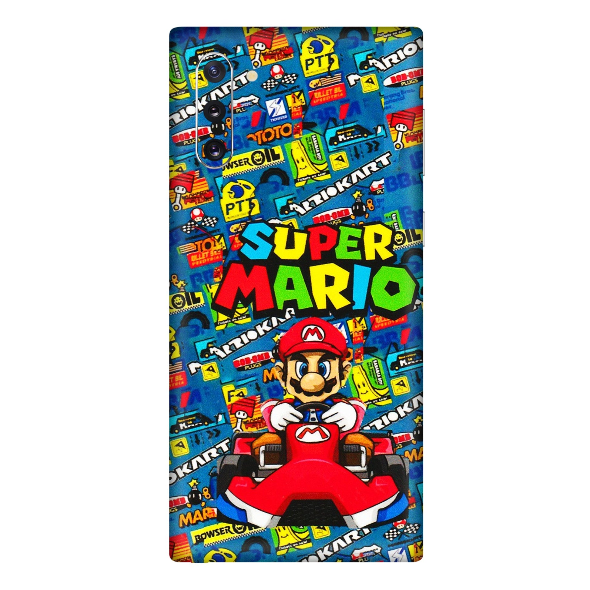 Samsung M/F/Note/Flip and C Phone Skins (All Models) - Super Mario Kart - 3D Embossed Finish (L-140) Samsung Galaxy Note 10