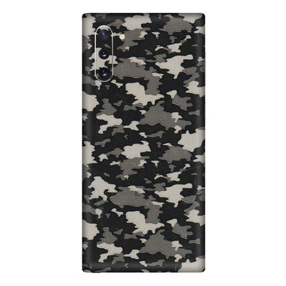 Samsung M/F/Note/Flip and C Phone Skins (All Models) - Black/Grey Camoflaunge - 3D Embossed Finish (L-142) Samsung Galaxy Note 10