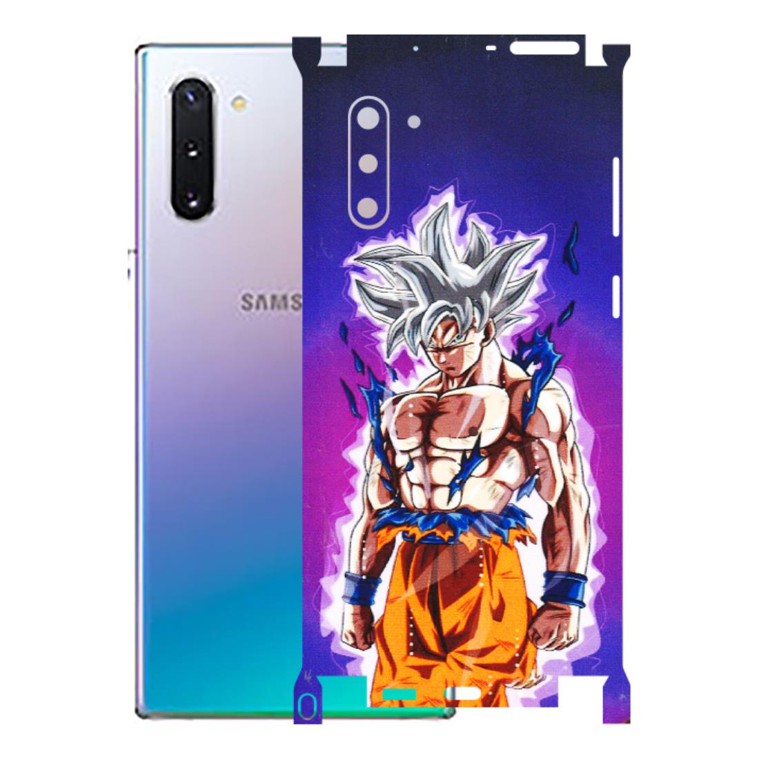 Samsung M/F/Note/Flip and C Phone Skins (All Models) - Goku Purple Anime - 3D Embossed Finish (L-147) Samsung Galaxy Note 10