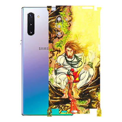 Samsung M/F/Note/Flip and C Phone Skins (All Models) - Lord Hanuman - 3D Embossed Finish (L-152) Samsung Galaxy Note 10