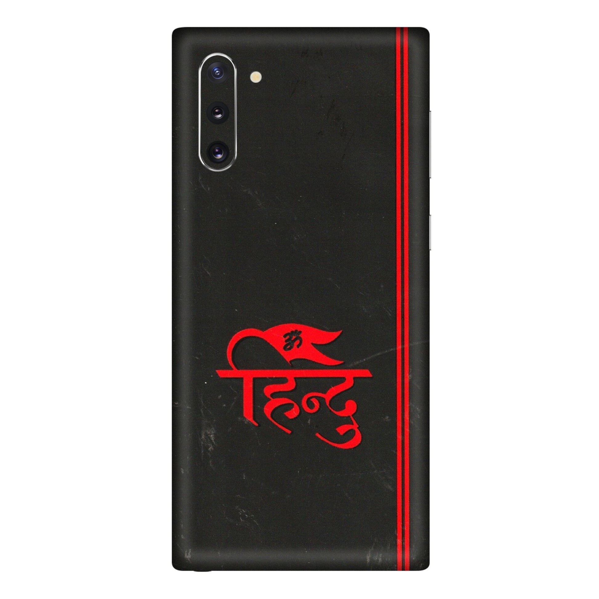 Samsung M/F/Note/Flip and C Phone Skins (All Models) - Hindu Black - 3D Embossed Finish (L-153) Samsung Galaxy Note 10