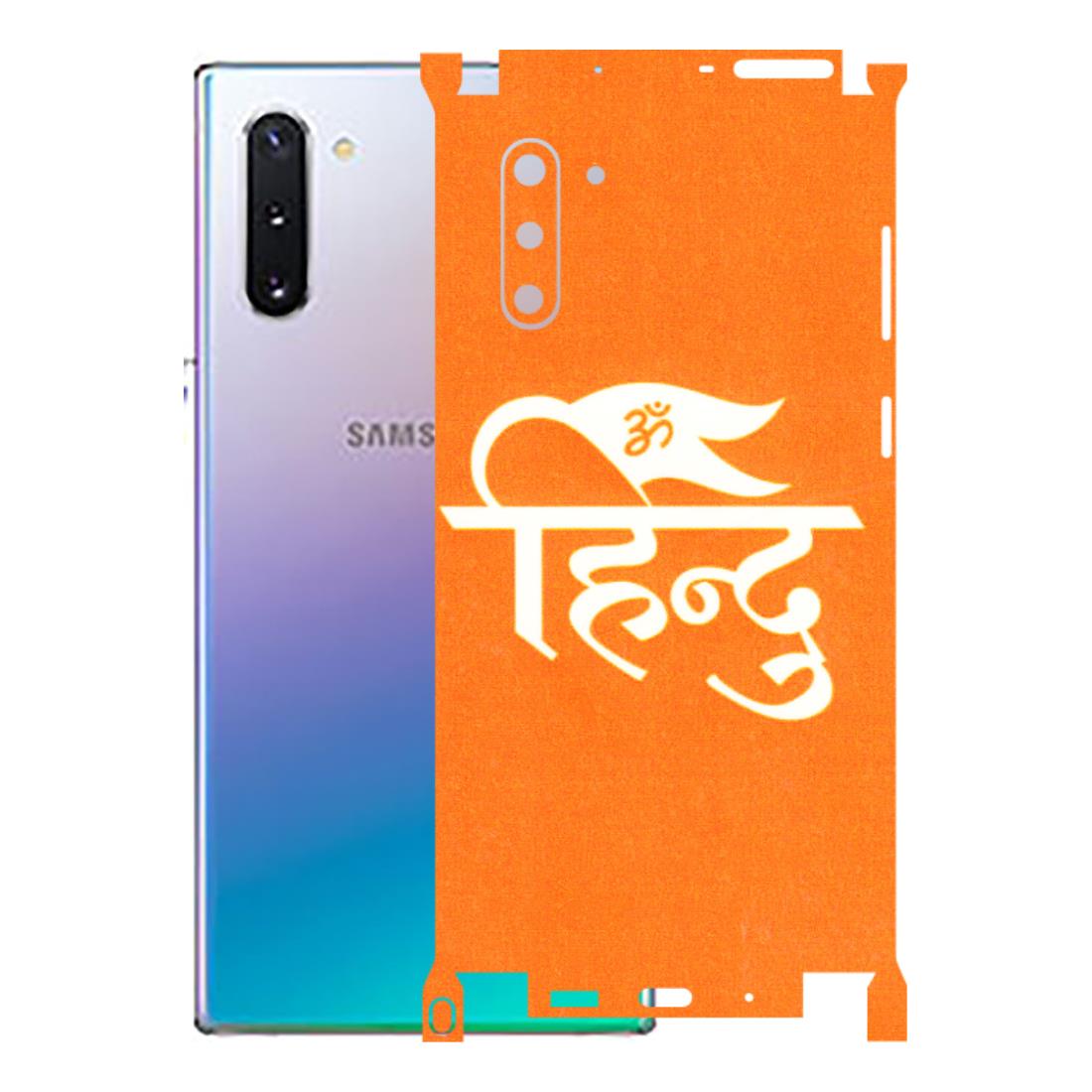Samsung M/F/Note/Flip and C Phone Skins (All Models) - Hindu Kesari - 3D Embossed Finish (L-154) Samsung Galaxy Note 10