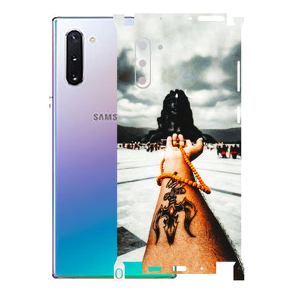 Samsung M/F/Note/Flip and C Phone Skins (All Models) - Jai Adiyogi Mahakaal - 3D Embossed Finish (L-164) Samsung Galaxy Note 10