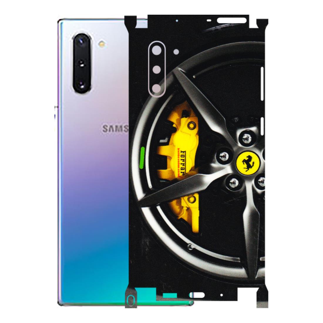 Samsung M/F/Note/Flip and C Phone Skins (All Models) - Ferrari Wheel Alloy - 3D Embossed Finish (L-173) Samsung Galaxy Note 10