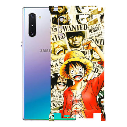 Samsung M/F/Note/Flip and C Phone Skins (All Models) - Luffy Anime - 3D Embossed Finish (L-177) Samsung Galaxy Note 10