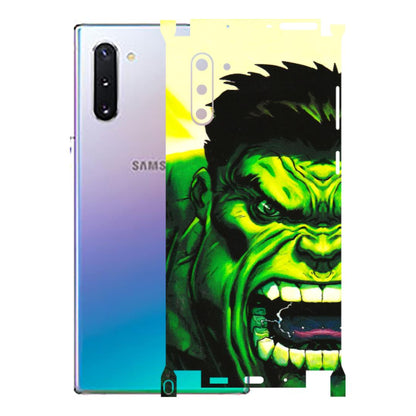 Samsung M/F/Note/Flip and C Phone Skins (All Models) - Hulk - 3D Embossed Finish (L-180) Samsung Galaxy Note 10